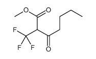 3-氧代-2-(三氟甲基)庚酸甲酯 结构式