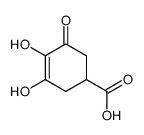 3,4-二羟基-5-氧代-3-环己烯-1-羧酸 结构式