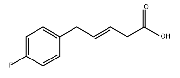 (3E)-5-(4-氟苯基)-3-戊烯酸 结构式
