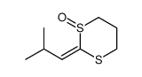 2-(2-甲基亚丙基)-1,3-二噻烷 1-氧化物 结构式