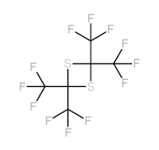 2,2,4,4-四(三氟甲基)-1,3-二硫杂环丁烷 结构式