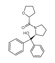 Methanone, [(2S)-2-(hydroxydiphenylmethyl)-1-pyrrolidinyl][(2R)-tetrahydro-2-furanyl]- 结构式