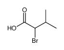 2-溴-3-甲基丁酸 结构式