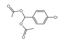 (acetyloxy)(4-chlorophenyl)methyl acetate 结构式