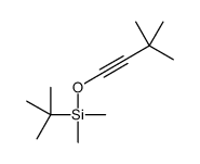 Silane, [(3,3-dimethyl-1-butyn-1-yl)oxy](1,1-dimethylethyl)dimethyl- 结构式