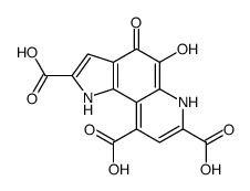 2,7,9-三羧基-1H-吡咯并(2,3-f)喹啉-4,5-二醇 结构式