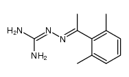 Hydrazinecarboximidamide, 2-[1-(2,6-dimethylphenyl)ethylidene]-, (E)- (9CI) 结构式