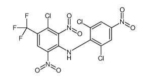 Benzenamine,3-chloro-N-(2,6-dichloro-4-nitrophenyl)-2,6-dinitro-4-(trifluoromethyl)- 结构式