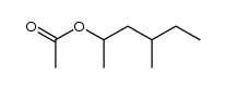 4-甲基-2-己醇-2-乙酸酯 结构式