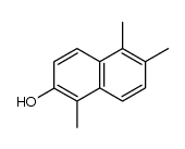 1,5,6-三甲基-2-萘酚 结构式