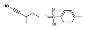 1-Pentyn-1-ol, 3-methyl-, 1-(4-methylbenzenesulfonate) 结构式