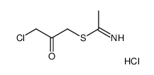 Ethanimidothioic acid, 3-chloro-2-oxopropyl ester, hydrochloride (1:1) 结构式