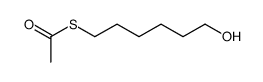 Ethanethioic acid, S-(6-hydroxyhexyl) ester 结构式