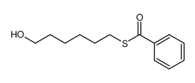 Benzenecarbothioic acid, S-(6-hydroxyhexyl) ester 结构式