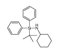 N-[(1,1-二甲基乙基)二苯基硅基]环己胺 结构式