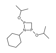 1-环己基-2,4-二异丙氧基-1,2,4-氮杂二磷杂环丁烷 结构式