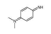 Methanaminium, N-(4-imino-2,5-cyclohexadien-1-ylidene)-N-methyl- 结构式