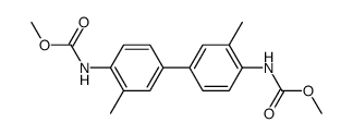 Carbamic acid, (3,3'-dimethyl[1,1'-biphenyl]-4,4'-diyl)bis-, dimethyl ester (9CI) 结构式