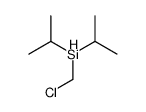 Silane, chloromethylbis(1-methylethyl)- 结构式