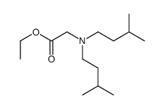 Glycine, N,N-diisopentyl-, ethyl ester (7CI,8CI) 结构式