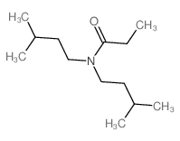 N,N-二(3-甲基丁基)丙酰胺 结构式