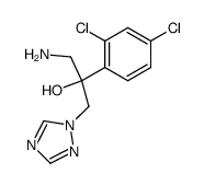 1H-1,2,4-Triazole-1-ethanol, α-(aminomethyl)-α-(2,4-dichlorophenyl)- 结构式