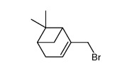 Bicyclo[3.1.1]hept-2-ene, 2-(bromomethyl)-6,6-dimethyl-, (1R,5S)- 结构式