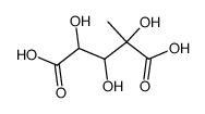 2-C-甲基-D-核糖酸 结构式