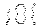 3-氯-1,6-芘二酮 结构式
