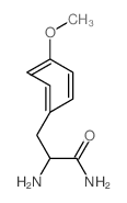 (S)-2-氨基-3-(4-甲氧基苯基)丙酰胺 结构式