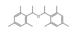 Benzene, 1,1'-(oxydiethylidene)bis[2,4,6-trimethyl- (9CI) 结构式