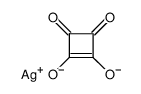 3,4-二羟基-3-环丁烯-1,2-二酮银盐(1:) 结构式