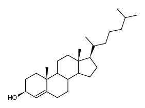 4-胆甾烯-3α-醇 结构式