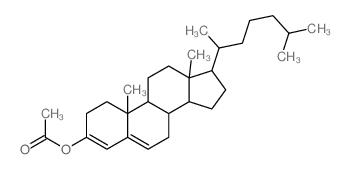 Cholesta-3,5-dien-3-ol acetate 结构式