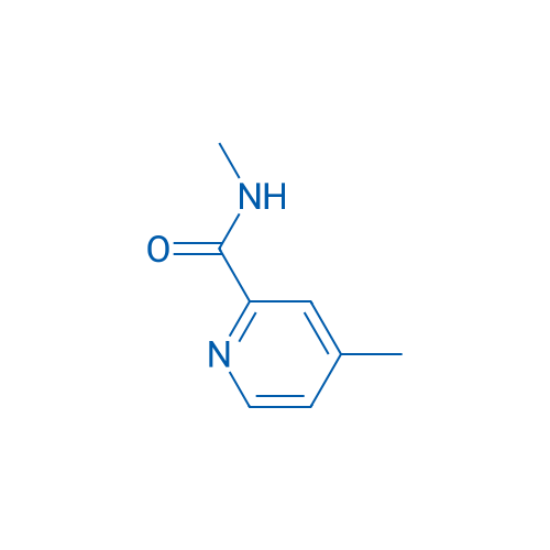 N,4-二甲基-2-吡啶甲酰胺 结构式