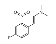 Ethenamine, 2-(4-fluoro-2-nitrophenyl)-N,N-dimethyl-, (1E)- 结构式