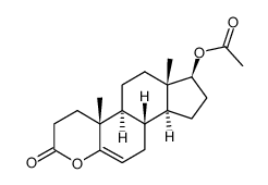 Cyclopenta[5,6]naphtho[2,1-b]pyran-2(3H)-one, 7-(acetyloxy)-4,4a,4b,5,6,6a,7,8,9,9a,9b,10-dodecahydro-4a,6a-dimethyl-, (4aR,4bS,6aS,7S,9aS,9bS)- 结构式