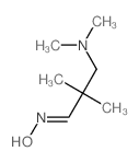Propanal,3-(dimethylamino)-2,2-dimethyl-, oxime 结构式