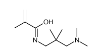 N-[3-(二甲氨基)-2,2-二甲基丙基]甲基丙烯酰胺 结构式