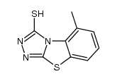 5-甲基-1,2,4-三唑并[3,4-b]苯并噻唑-3(2H)-硫酮 结构式