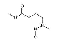 N-亚硝基-N-甲基-4-氨基丁酸甲酯 结构式
