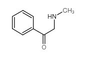 2-(甲基氨基)-1-苯乙酮 结构式