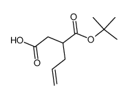 Butanedioic acid, 2-(2-propen-1-yl)-, 1-(1,1-dimethylethyl) ester 结构式