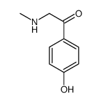1-(4-羟基苯基)-2-(甲氨基)乙-1-酮 结构式