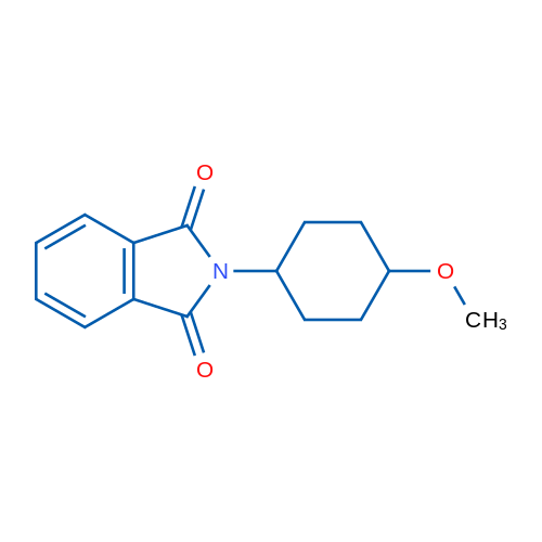 2-(4-甲氧基环己基)异吲哚啉-1,3-二酮 结构式