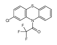1-(2-Chloro-phenothiazin-10-yl)-2,2,2-trifluoro-ethanone 结构式