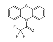 2,2,2-trifluoro-1-(10H-phenothiazin-10-yl)ethanone 结构式