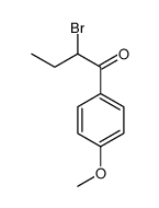 2-溴-1-(4-甲氧基苯基)丁-1-酮 结构式