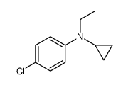 4-氯-N-环丙基-N-乙基苯胺 结构式