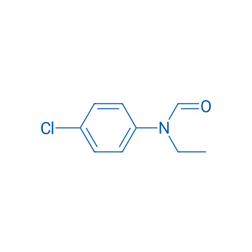 N-(4-氯苯基)-N-乙基甲酰胺 结构式